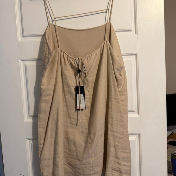 Gianni bini nude spaghetti strap tie dress - Picture 2 of 5